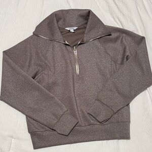 SPANX AirEssentials half zip with shimmer